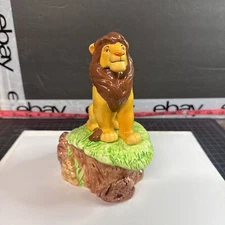 Great SCHMID Disney The Lion King Simba Porcelain Music Box "The Circle of Life"