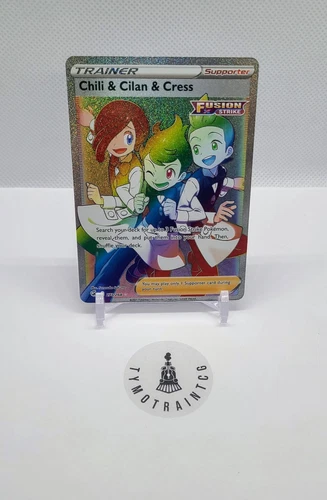 Pokémon - Chili & Cilan & Cress - Fusion Strike 273/264 Holo Secret Rare