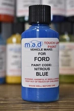 FORD FOCUS RS NITROUS BLUE MK3 NEW 30ML TOUCH UP KIT BRUSH REPAIR PAINT SCRATCH