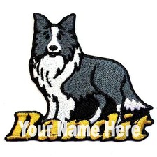 Canaan Dog Custom Iron-on Patch With Name Personalized Free