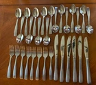 Cambridge Stainless Steel Flatware~30 Piece Lot~Salad Forks~Knives~Teaspoons