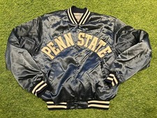 Vintage Swingster Penn State Nittany Lions NCAA Satin Bomber Jacket Sz Large