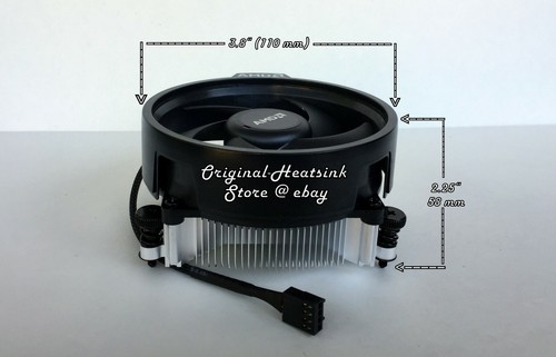 AMD Ryzen 3 CPU Cooler Fan para 3300X 3200G Procesadores 65W TDP - Nuevo (sin CPU) - Imagen 2 de 7