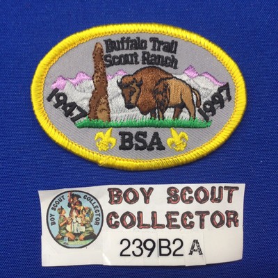 Boy Scout 1997 Buffalo Trail Scout Ranch 50th Patch 239B2A