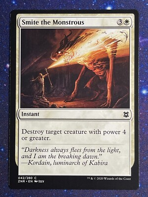 MTG, Smite the Monstrous, Zendikar Rising 042/280 Regular Common