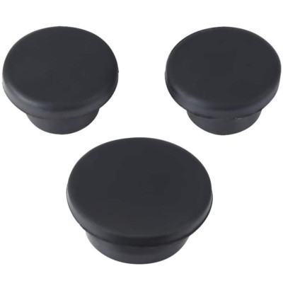 3x Rubber Tailgate Plug Tramp Stamp Tire Delete for Jeep Wrangler JK JKU 2007-18