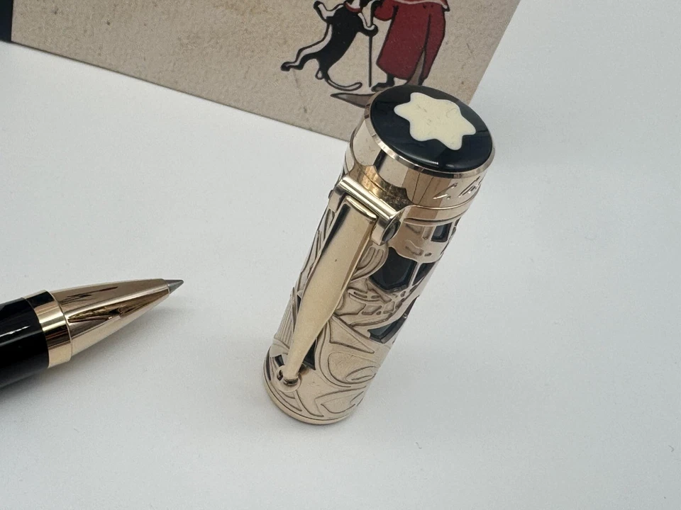 MONTBLANC LIMITED WRITERS EDITION CARLO COLLODI ROLLERBALL PEN NEW 100% GENUINE - Image 4 of 4