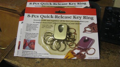 key ring, multiple keys, new, 4ct, free shipping