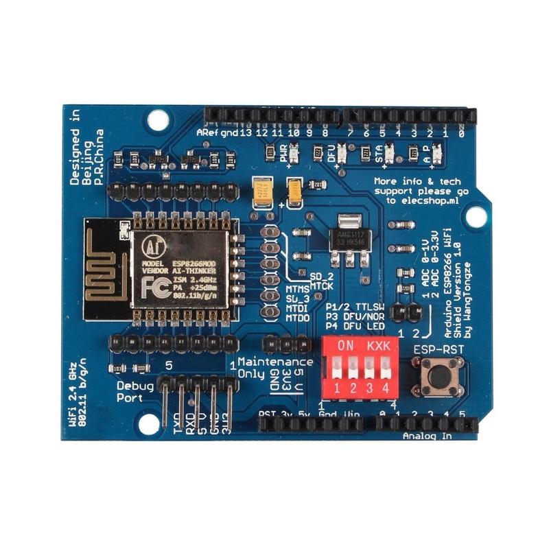Arduino UNO R3 ESP8266 ESP-12E UART WiFi Shield Extend Board