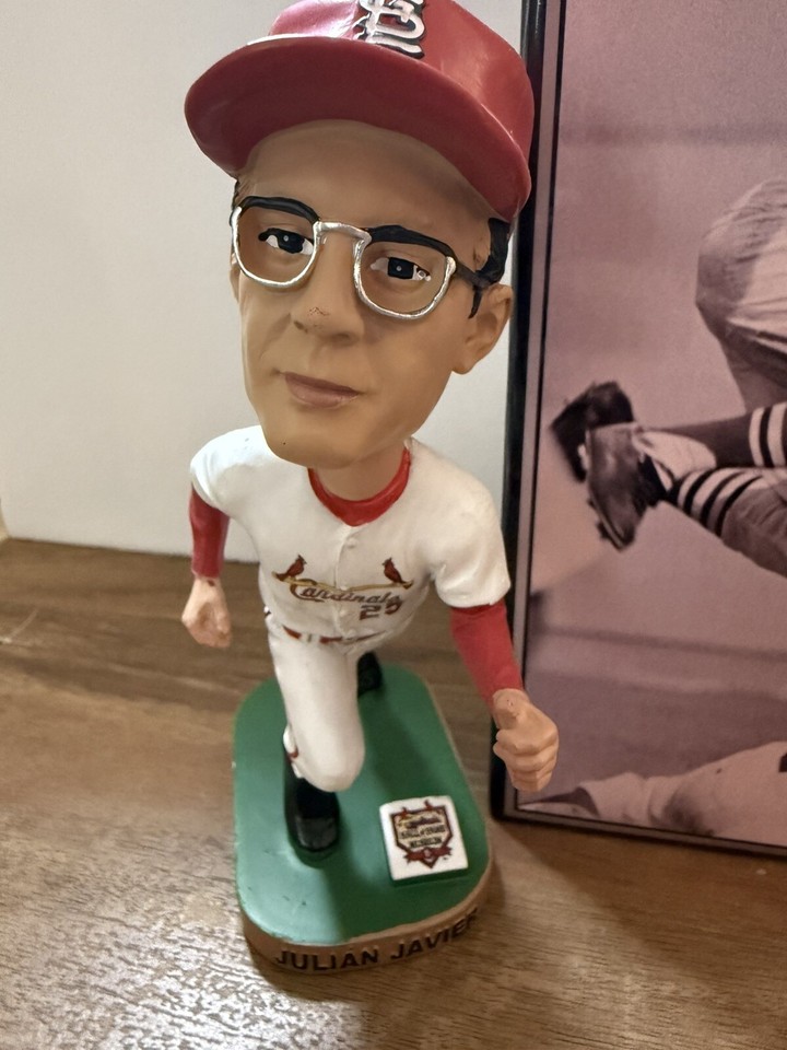 St Louis Cardinals Hall Of Fame And Museum Julian Javier Bobblehead W