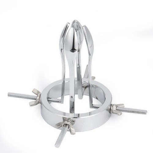 Metal Anus Spreader Dilator Vagina Anal Speculum Butt Plug Ass Expansion BDSM - Picture 8 of 16