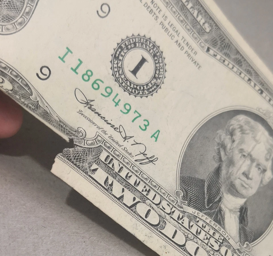 USA 1976 Series $2 Note I 18694973 A - Image 3 of 3