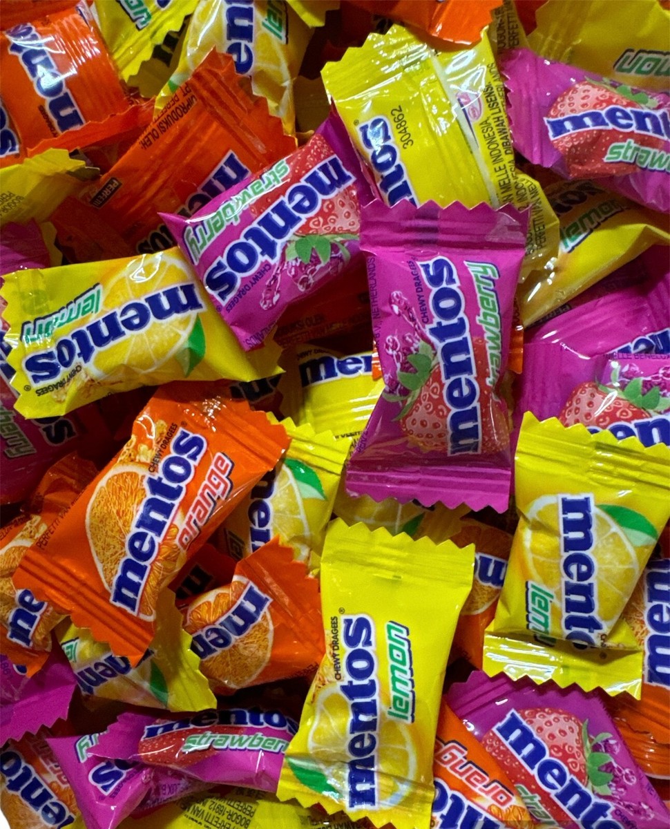 Download Transparent Mentos Chewy Dragees Fruit 8 X 38g - Gunz Mentos - View #10