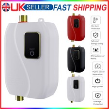 Electric Tankless Instant Hot Water Heater Under Sink Tap Kitchen Bathroom 3000W