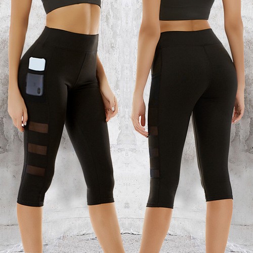 Capri Yoga Pants With Cell Phone Pocket
