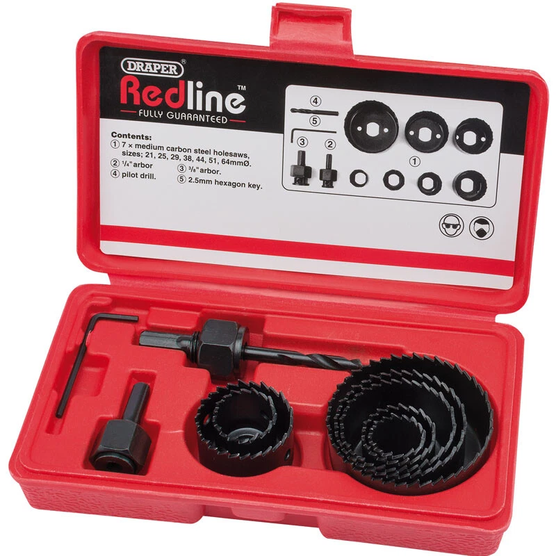 Draper hole saw set deals