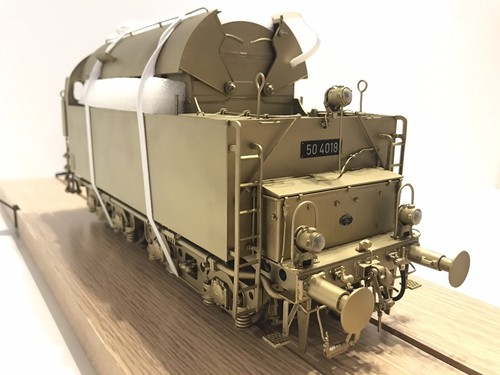 Locomotiva a vapore KM1 scala 1 Franco Crosti BR 50.40 FS ottone serie speciale limitata - Foto 13 di 16