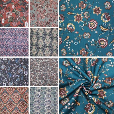 Superweicher bedruckter Kaschmir Jersey Stoff 3 Meter Paket 45'' breit leicht