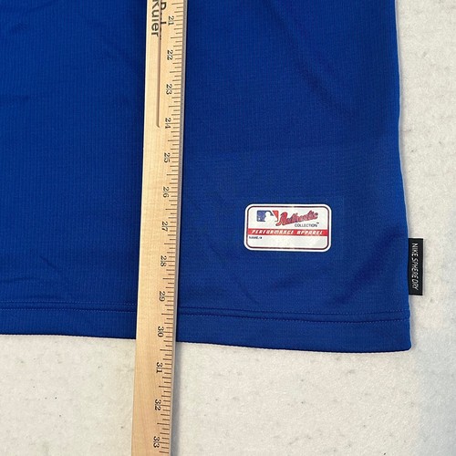 New York Mets Mock Turtleneck Nike Athletic MLB Authentic Vintage 90s Soto L - Picture 8 of 8