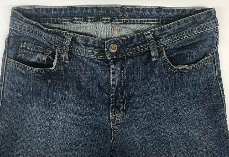 Pantalones de mezclilla para mujer Bitten by Sarah Jessica Parker lavado medio elásticos talla 8R Foto 4 de 4