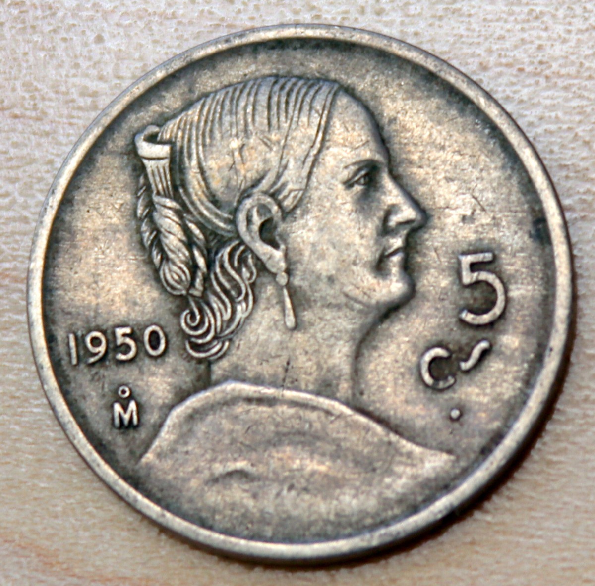 1950 Mexico 5 Centavos Josefa Ortiz | eBay