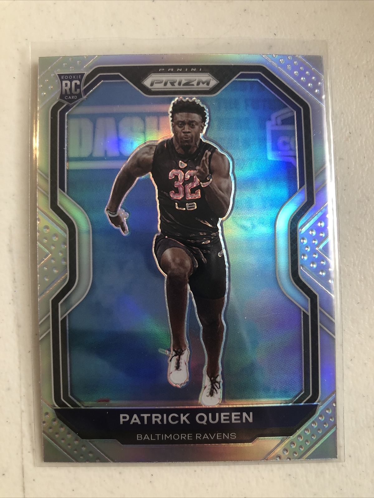 Patrick Queen RC Rookie 2020 Panini Prizm #381 Baltimore Ravens Silver Prizm