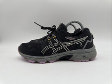 Asics Gel-Venture 8 Black Purple Running Shoes Sneakers 1012A708 Wms 9US 40.5EU