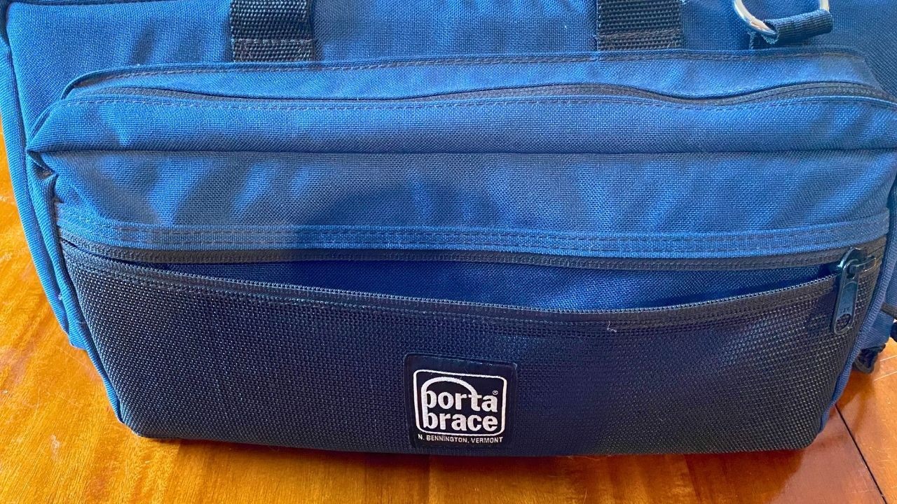 PortaBrace CS-DV3U Mini-DV Camera Case (Signature Blue with Black Trim)