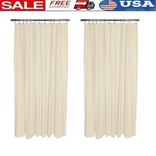 Heavy Duty PVC Shower Liner Mildew Resistant 12 Reinforced Eyelets 3 Magnets US