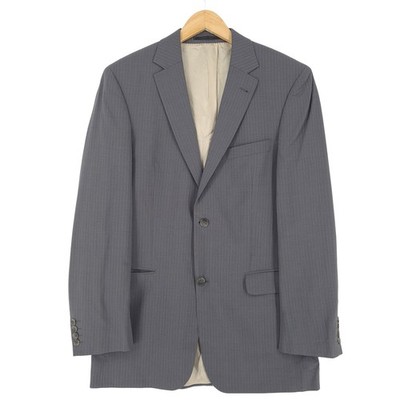 Digel Herren Blazer Gestreift Schurwolle Sportjacke Ic3 Größe EU 52 UK/US 42L