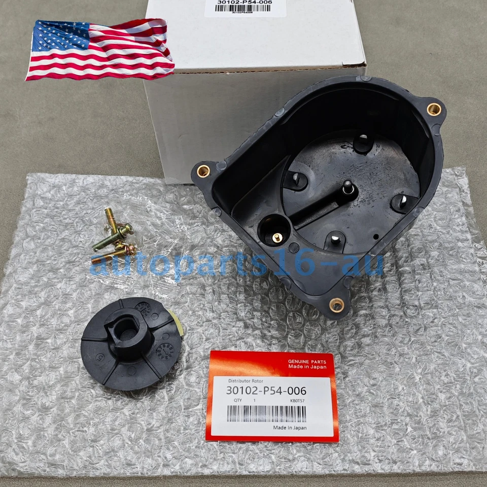 OEM Distributor Cap and Distributor Rotor Ignition Kit For Honda Civic 1992-2000 Foto 2 de 4