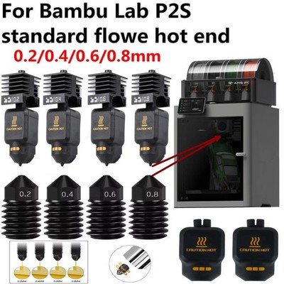 Heißende Heizblock 350 °C (MAX) für Bambu Lab P2S 3D-Drucker  0,2 0,8 mm Düse