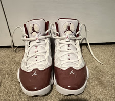 Jordan Mens Mid Top Athletic Sneakers Lace-Up...