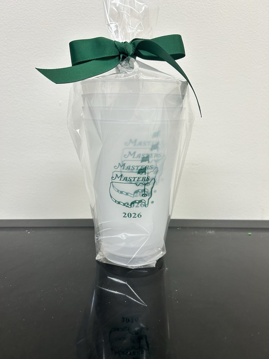 Official Augusta National Masters Golf Cups 2026 - Set of 4 CUPS