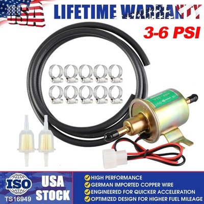 Diesel Pump 12 V Fuel Pump Petrol Pump HEP-02A with Petrol Hose Installation Kit