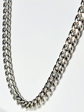 Cuban Link Chain Necklace 4mm 6mm 9mm Width 22 inch 24 Inch 316L Stainless Steel