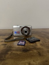 Casio Digital Camera Exilim EX-Z80 8.1MP Silver Tested & Sd Card