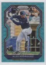 2021 Panini Prizm Tier II Teal Wave Prizm Alex Rodriguez #195 1ax