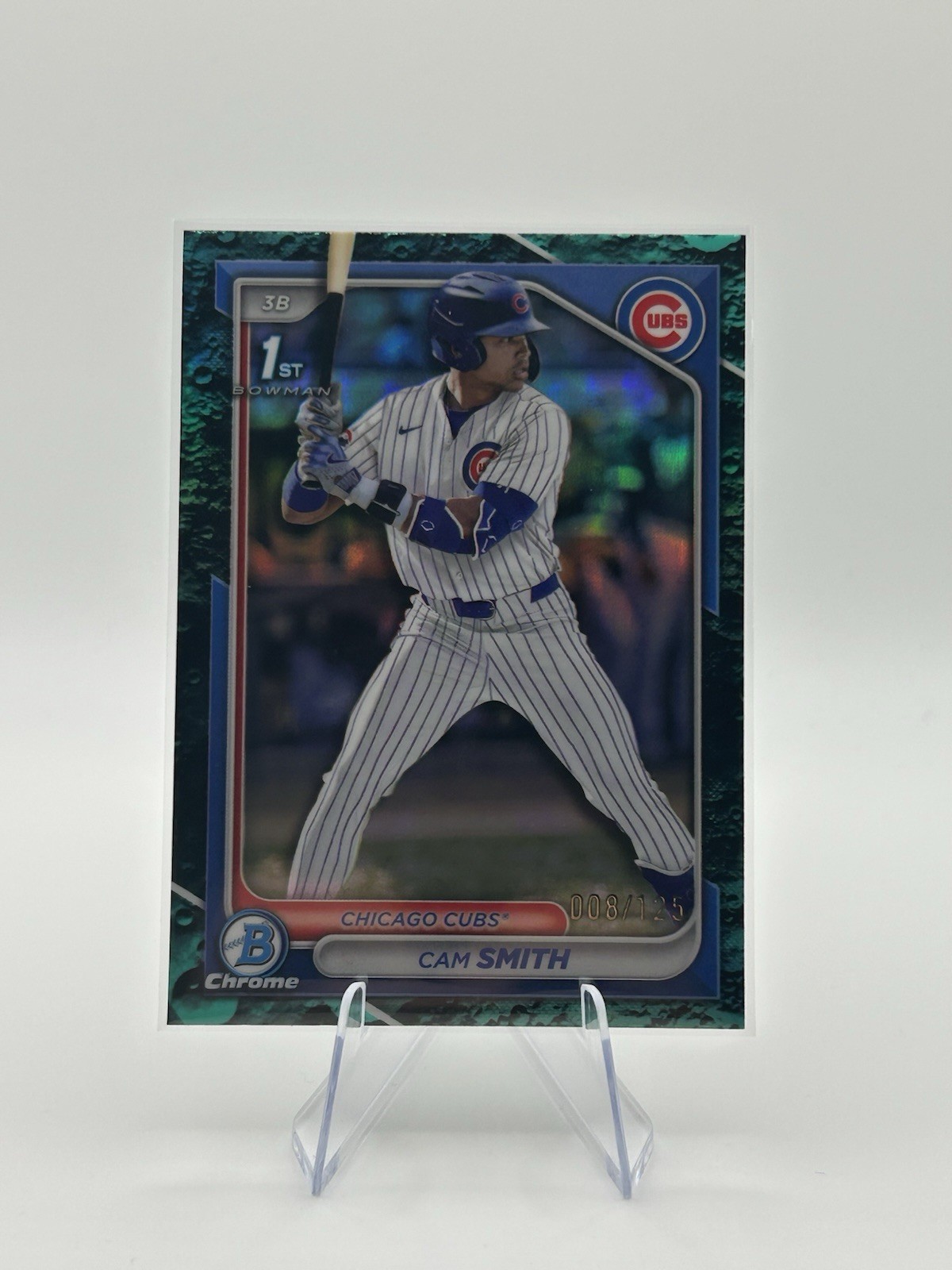 2024 Bowman Draft Cam Smith Chrome Aqua Lunar /125 #BDC-67