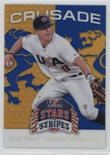 2015 Panini Stars and Stripes Crusade Blue Blake Trahan #14 i3a