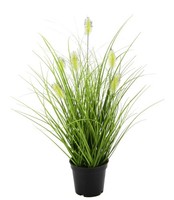 KüNstliches Fuchsschwanzgras Im Topf Kunstpflanze Ziergras Deko Grasarrangement