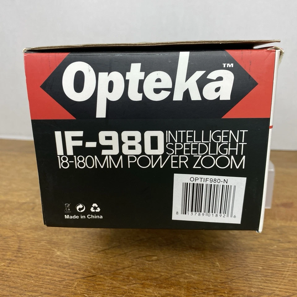 Opteka IF-980 Speedlight Flash 18-180mm Power Zoom for DSLR Cameras – Open Box - Image 3 of 4
