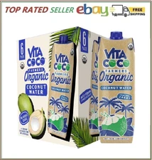 Vita Coco Farmers Organic Coconut Water, 33.8 fl. oz., 6 pk.