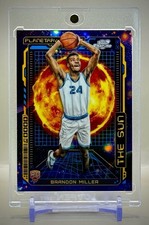 Brandon Miller 2024 Topps Chrome Cosmic Planetary Pursuit The SUN Rookie SSP