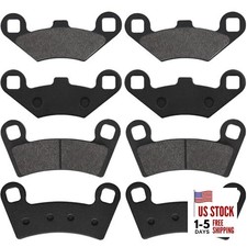 Front and Rear Brake Pads for Polaris RZR 800 2008-2014 RZR S 800 RZR 800S