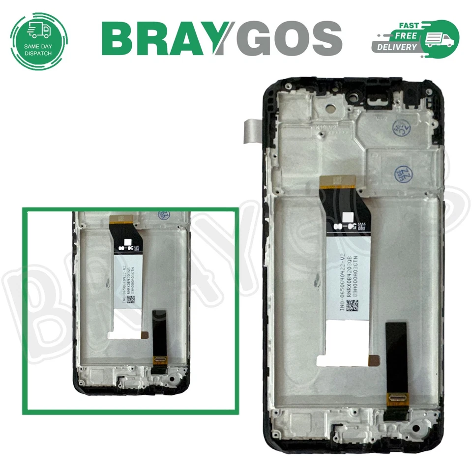 For Xiaomi Redmi Note 10 5G M2103K19G LCD Display Touch Screen Digitizer + Frame - Image 4 of 4