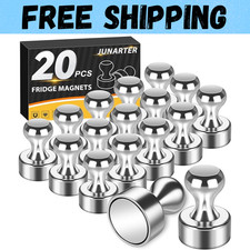 20x Fridge Magnets For Whiteboard Refrigerator Magnets Small Strong Metal Magnet