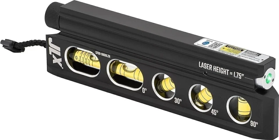 Johnson Level & Tool 5700-0800LZR 8" Magnetic Billet Torpedo Laser Level - Image 3 of 4