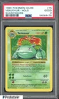 1999 Pokemon Game Shadowless #15 Venusaur - Holo PSA 2 GOOD