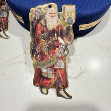 Vintage Die-Cut Santa Claus Decoration